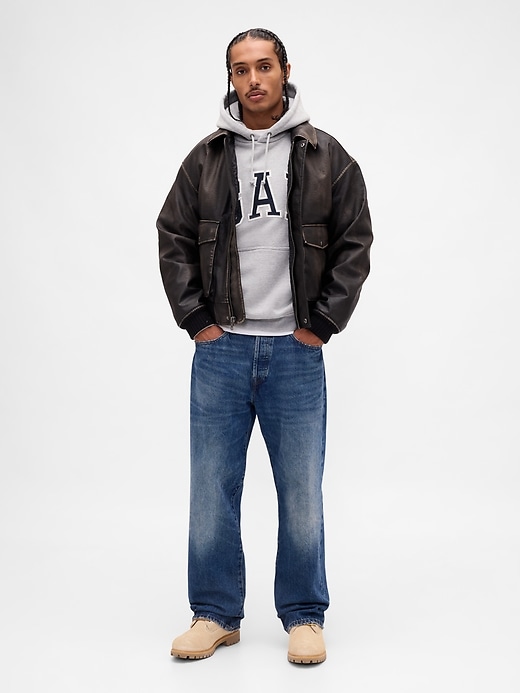 Extra Heavyweight French Terry Oversized Logo Hoodie