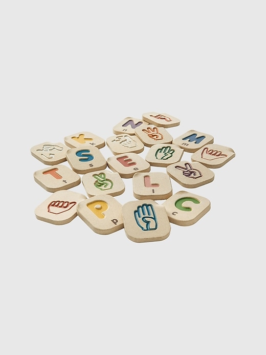 Image number 1 showing, Hand Sign Alphabet Language Learning Set