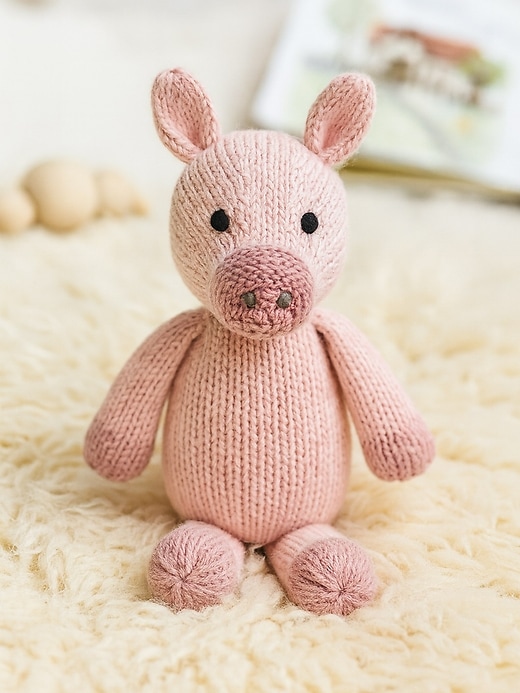 Image number 3 showing, Pig Knit Toy