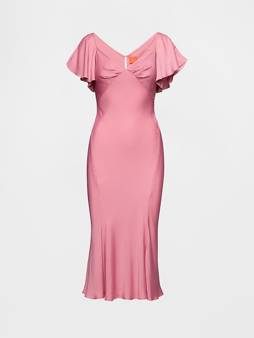 Image number 6 showing, GapStudio Satin Midi Dress