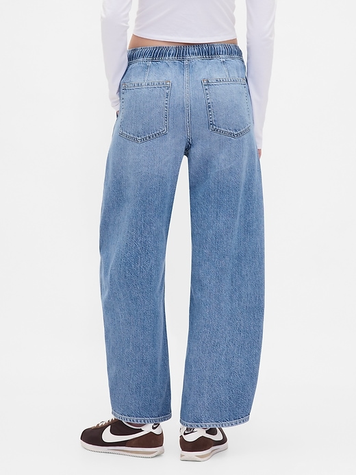 Image number 4 showing, High Rise UltraSoft Barrel Jeans