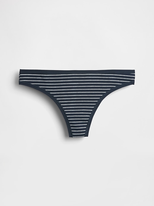 Image number 1 showing, Organic Stretch Cotton Thong