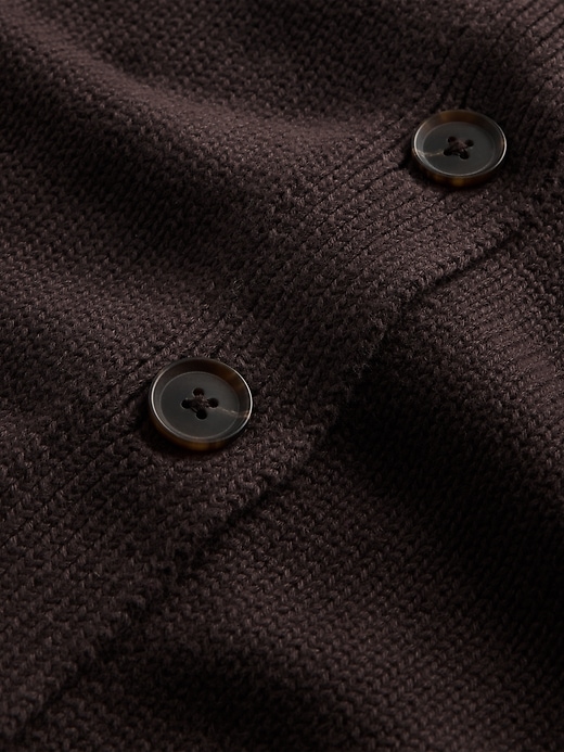 Image number 4 showing, 100% Cotton Crewneck Cardigan
