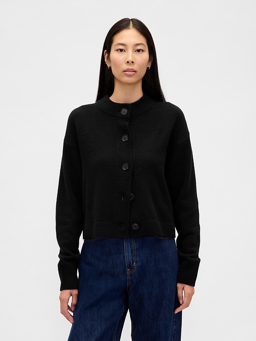 Image number 1 showing, CashSoft Oversized Chunky Cardigan