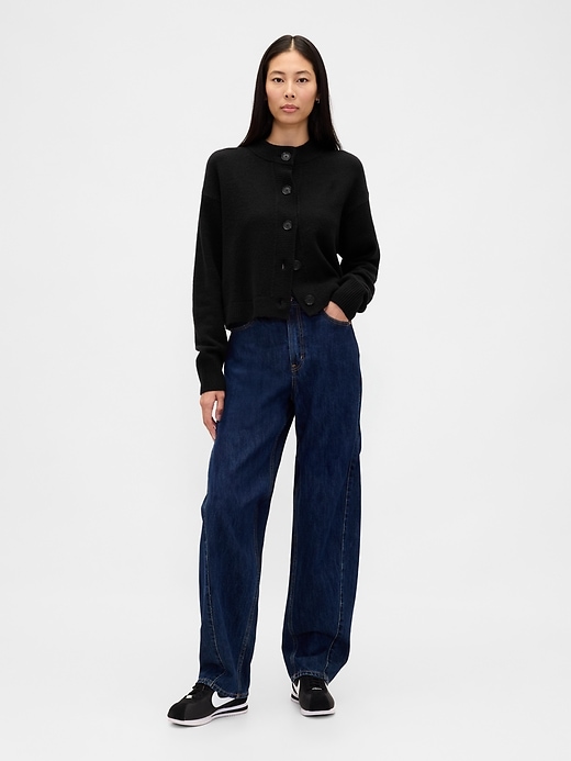 Image number 2 showing, CashSoft Oversized Chunky Cardigan