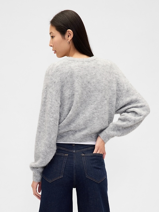 Image number 3 showing, Mohair Oversized Crewneck Sweater