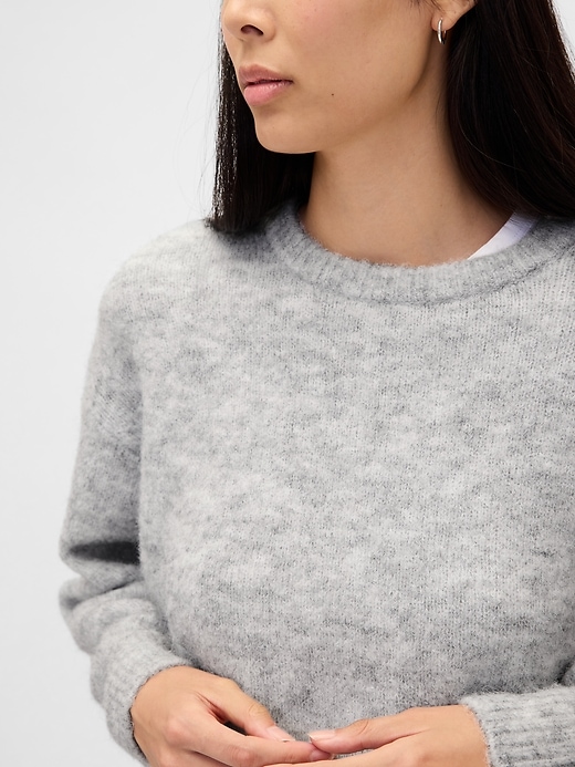 Image number 4 showing, Mohair Oversized Crewneck Sweater