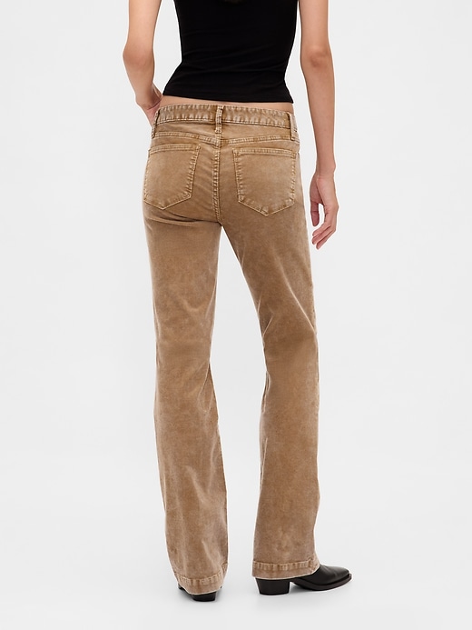 Image number 4 showing, Low Rise Corduroy Long & Lean Pants