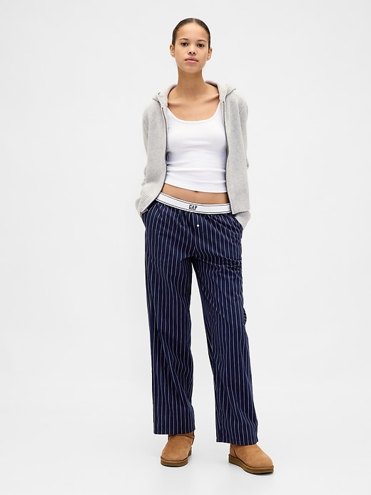 Image number 5 showing, Poplin PJ Pants