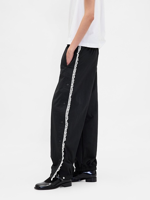 Gap × Sandy Liang Lace-Trim Track Pants | Gap