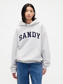 Gap × Sandy Liang Adult Extra Heavyweight Logo Oversized Hoodie