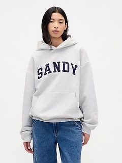 Gap × Sandy Liang Adult Extra Heavyweight Logo Oversized Hoodie