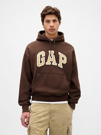 Extra Heavyweight French Terry Oversized Logo Hoodie
