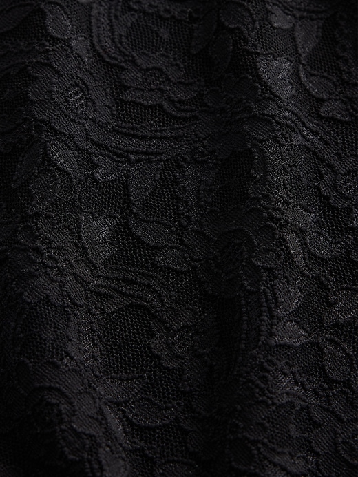 Image number 4 showing, Drop-Waist Mixed Media Maxi Dress