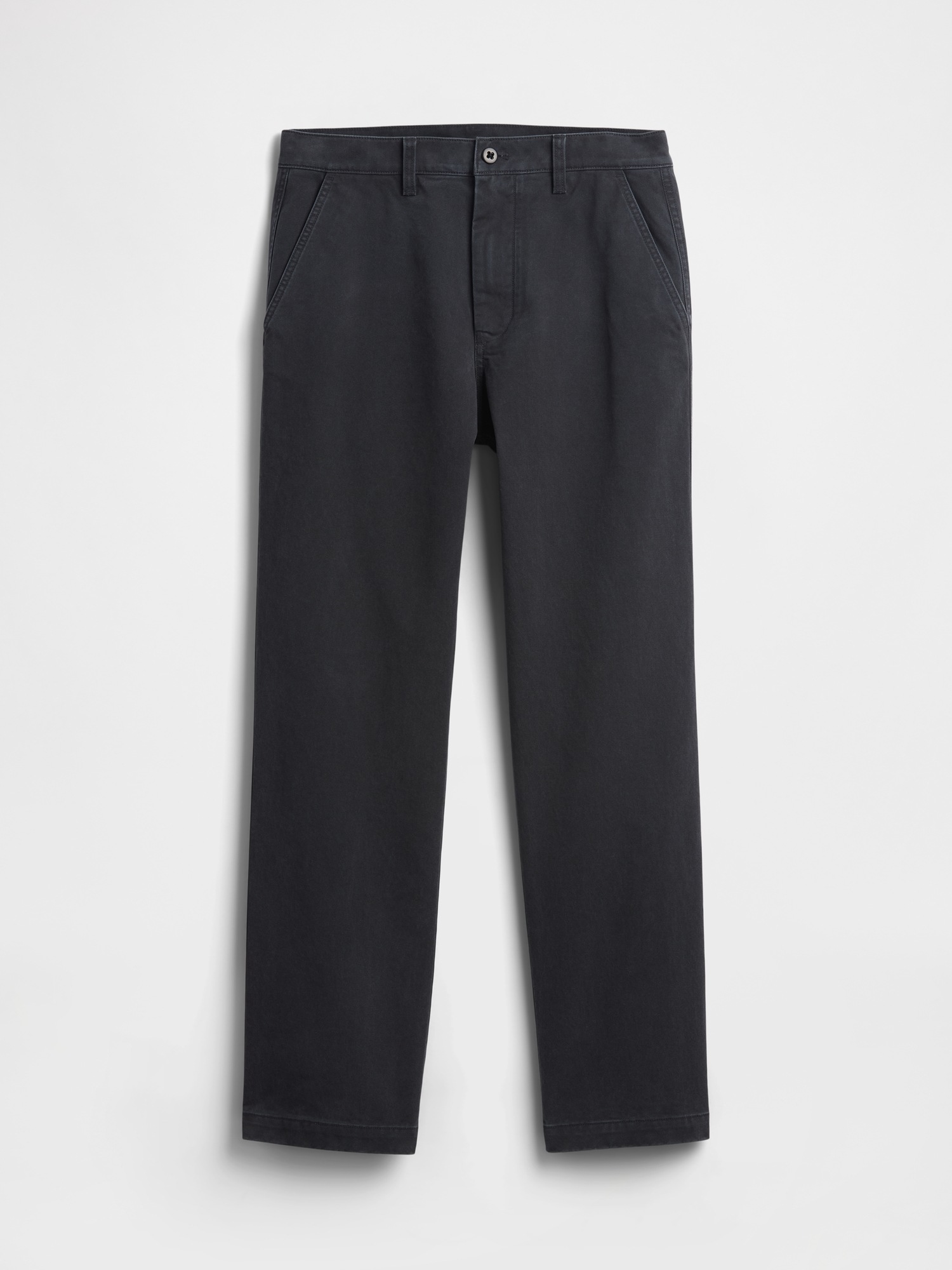 Мужские брюки Gap Heavyweight Twill Relaxed Straight Khakis — фото 6