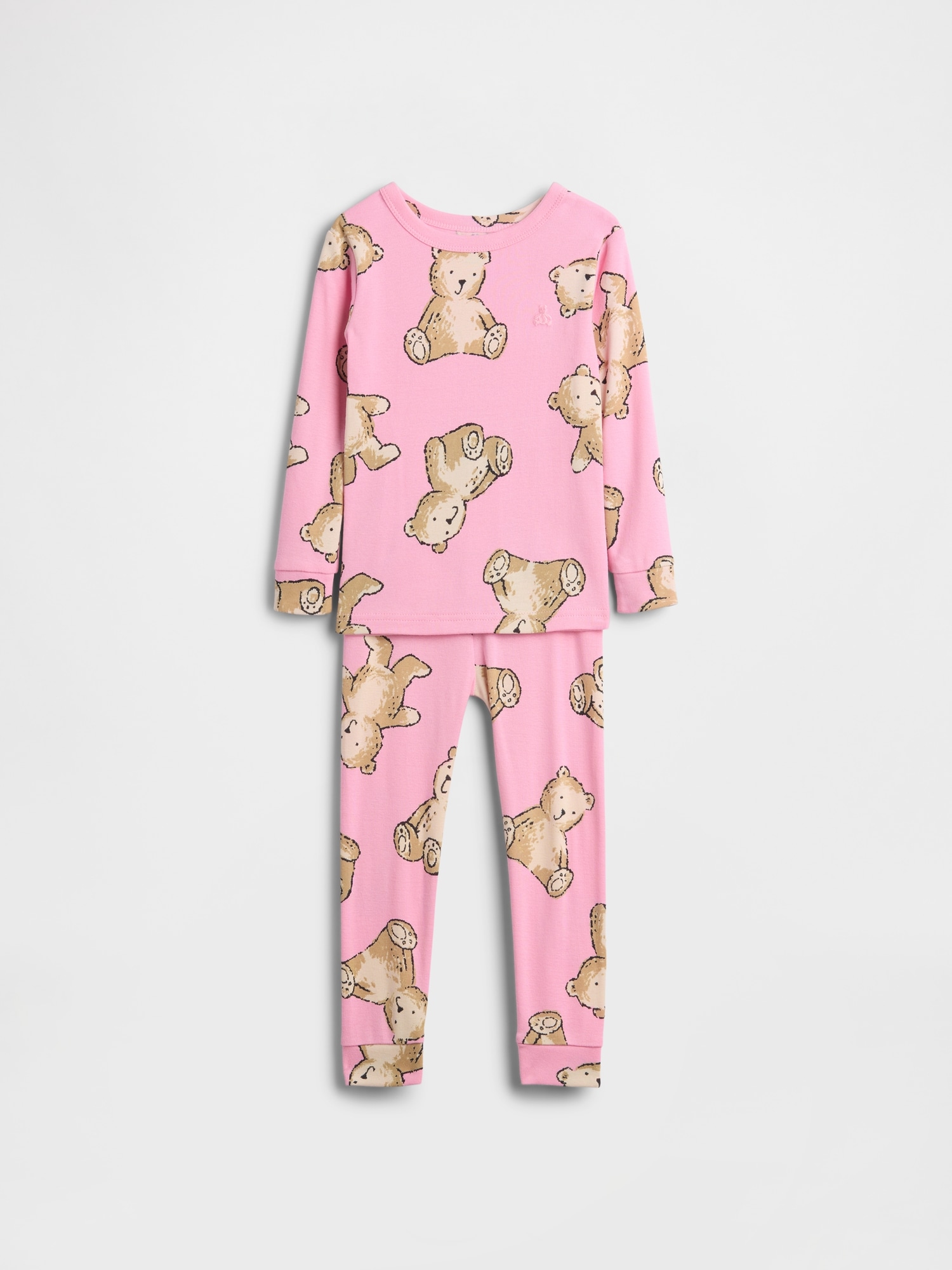 Gap Baby & Toddler Organic Brushed Cotton Pj Set In Pink