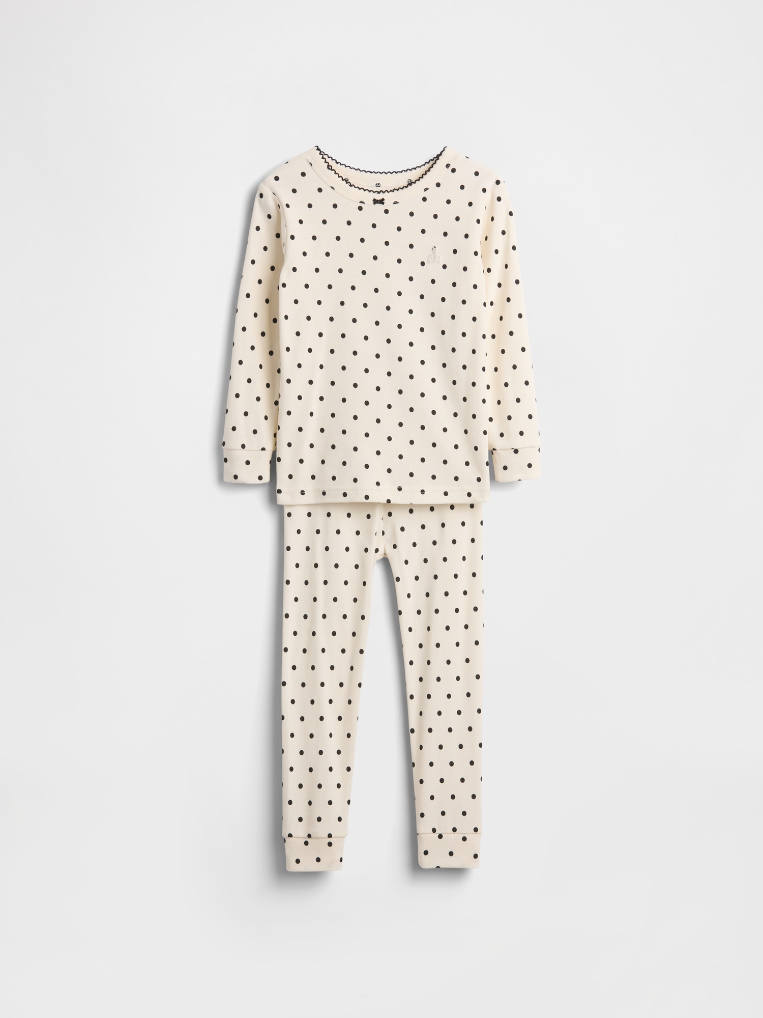 Gap Baby & Toddler Organic Brushed Cotton Pj Set In White