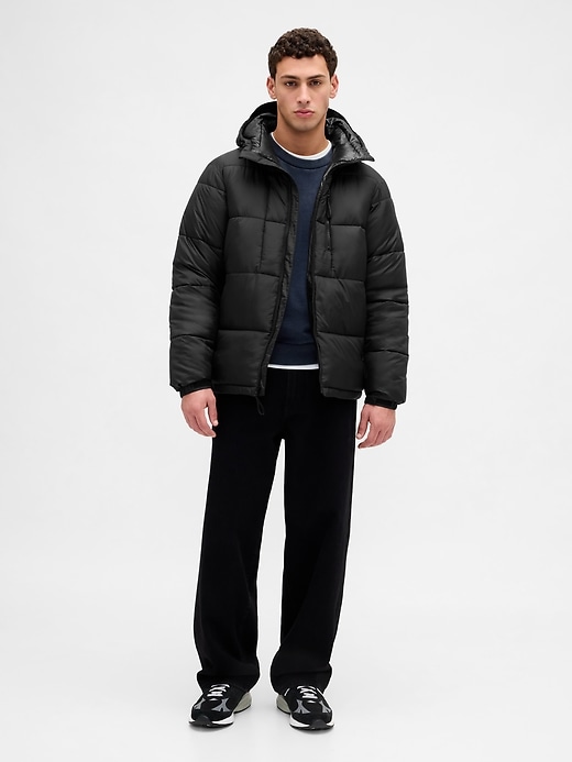 Image number 2 showing, Recycled Heavyweight Puffer Jacket
