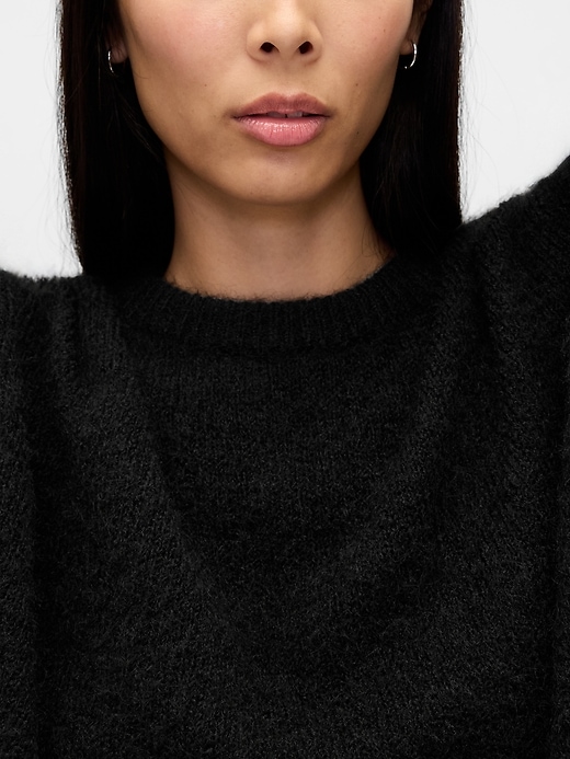 Image number 4 showing, Mohair Oversized Crewneck Sweater