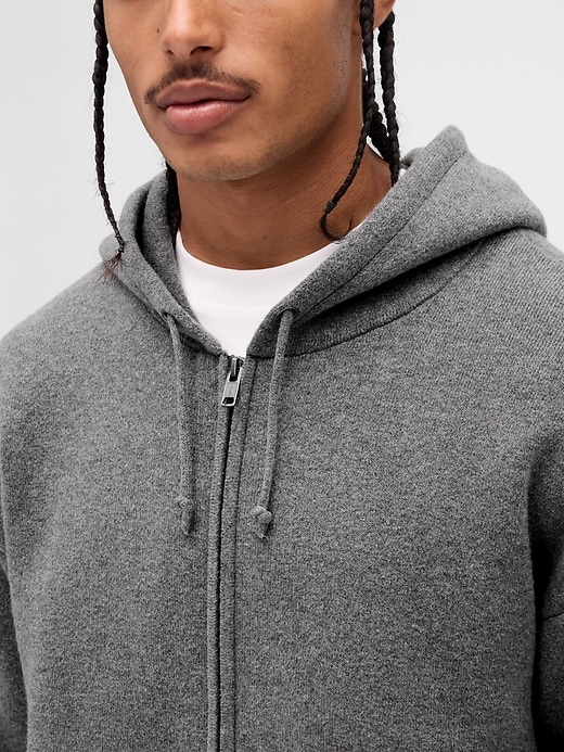 Image number 4 showing, Heavyweight CashSoft Zip Sweater Hoodie