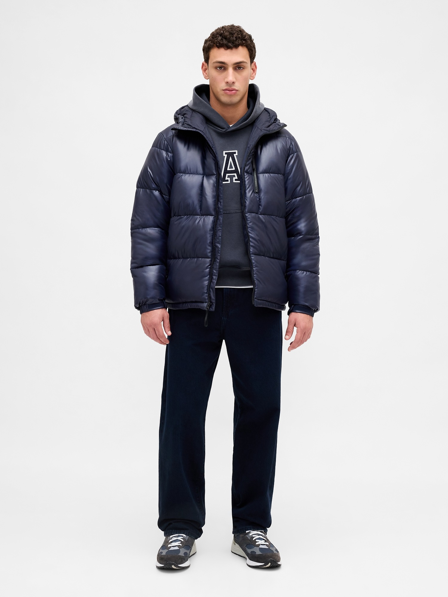 Мужские худи Gap Adult Heavyweight Oversized Logo — фото 2