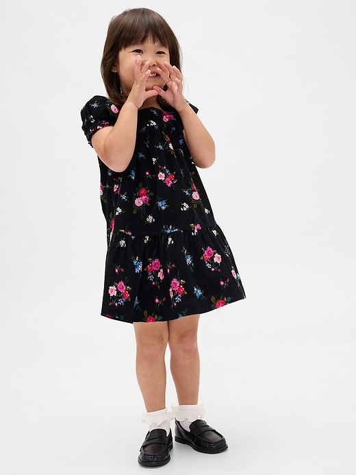 Image number 1 showing, Baby & Toddler Corduroy Tiered Dress