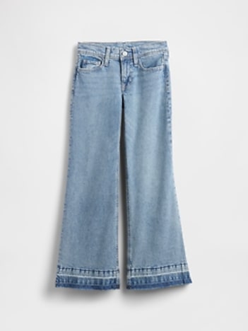 Kids Low Rise Relaxed Flare Jeans