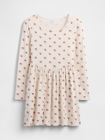 Kids Square-Neck Dress