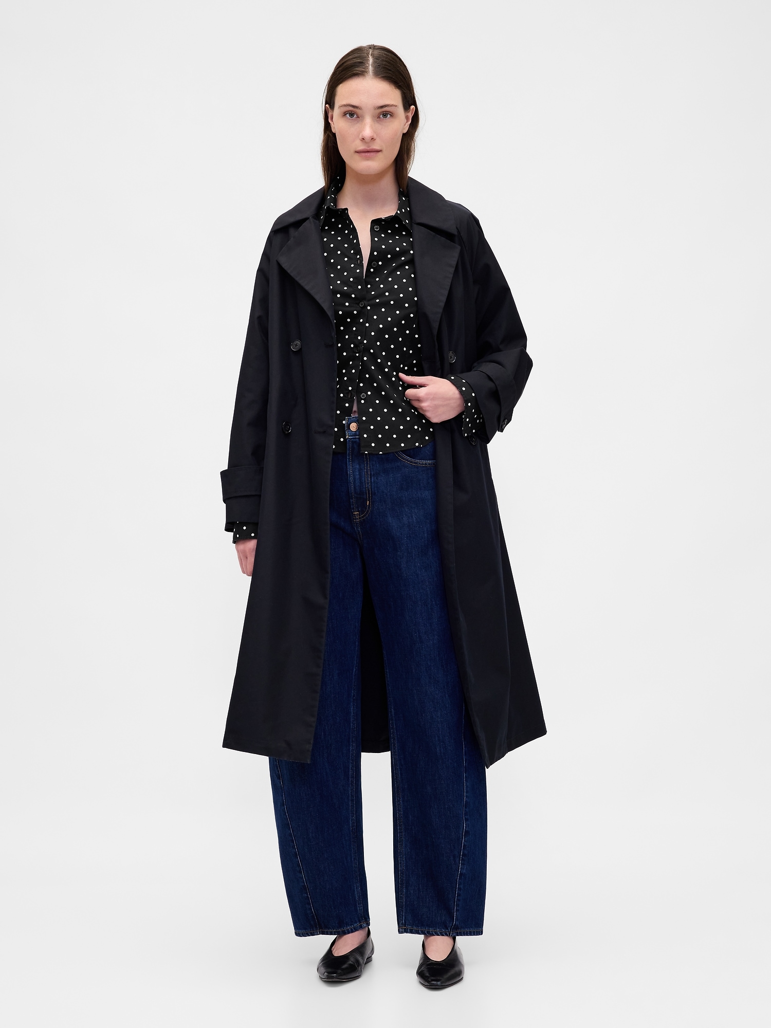 Organic Cotton Fitted Crop Shirt