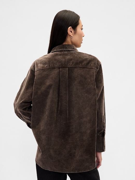 Image number 3 showing, Corduroy Big Shirt