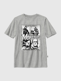 Kids Universal Monsters Graphic T-Shirt