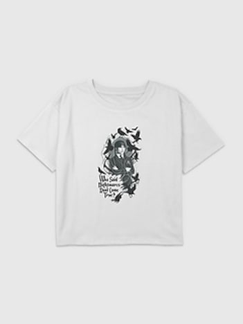 Kids Wednesday Nightmares Graphic T-Shirt