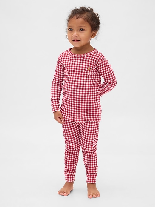 Image number 3 showing, Baby & Toddler Organic Brushed Cotton PJ Set