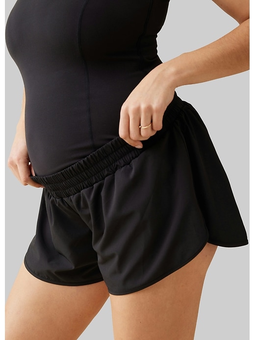Image number 4 showing, Ingrid and Isabel Maternity Active Runsie Jumpsuit