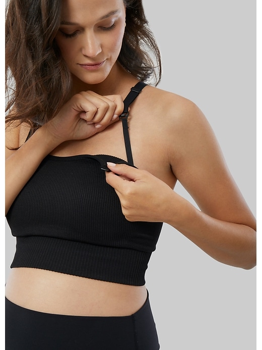 Image number 5 showing, Ingrid and Isabel Seamless Nursing Sports Bra