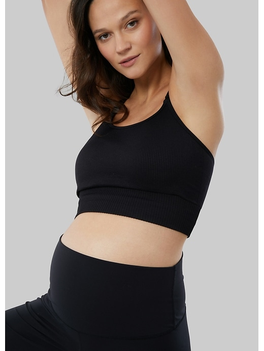 Image number 3 showing, Ingrid and Isabel Seamless Nursing Sports Bra