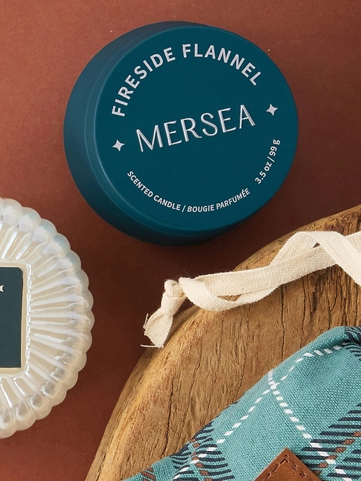 Image number 2 showing, Mersea Fireside Flannel Toy Shop Tin Candle