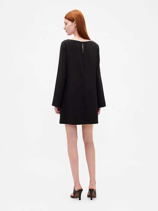 Image number 2 showing, Boatneck Mini Shift Dress