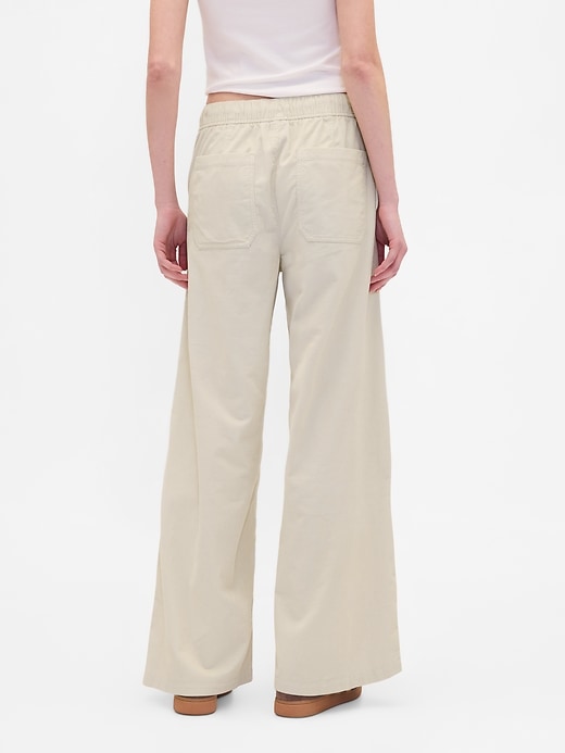Image number 4 showing, Mid Rise Corduroy Baggy Pants