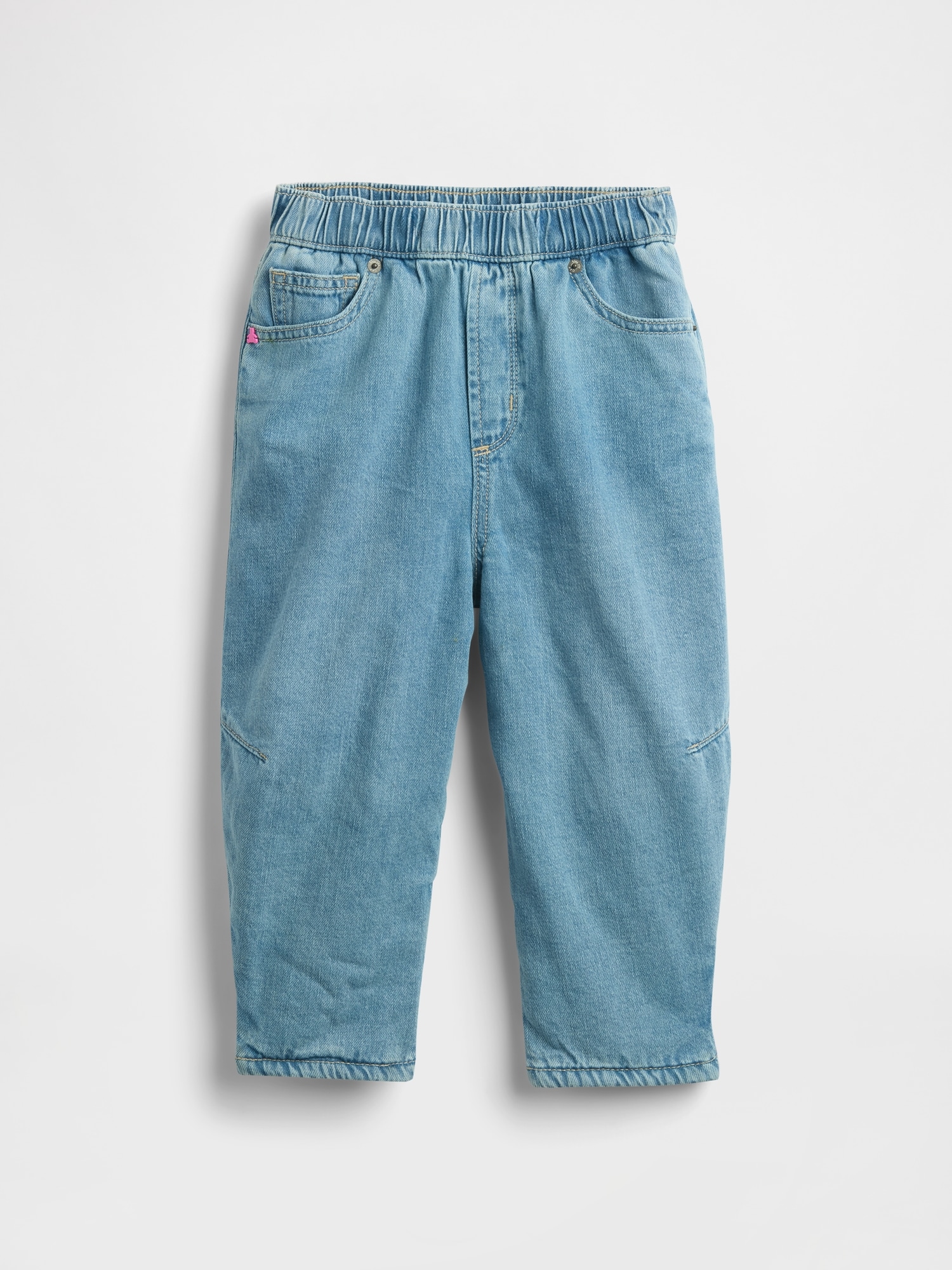 Baby & Toddler Cozy-Lined Barrel Jeans
