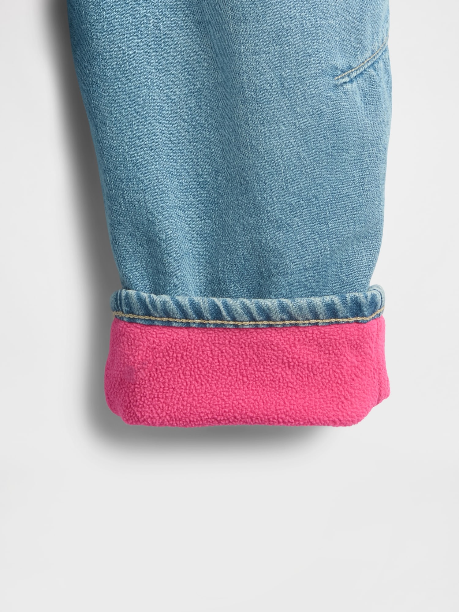 Baby & Toddler Cozy-Lined Barrel Jeans