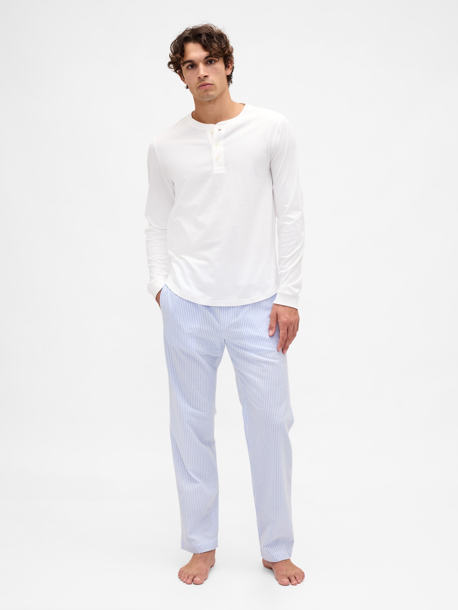Relaxed PJ Pants - Blue Stripe