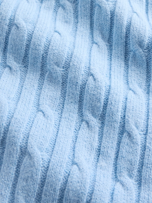 Image number 5 showing, CashSoft Cable-Knit Sweater Pants