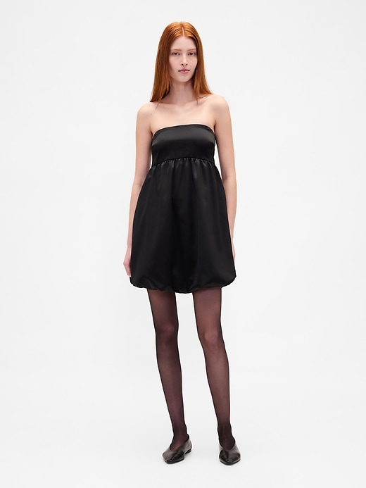 Image number 1 showing, Poplin Bubble Mini Dress