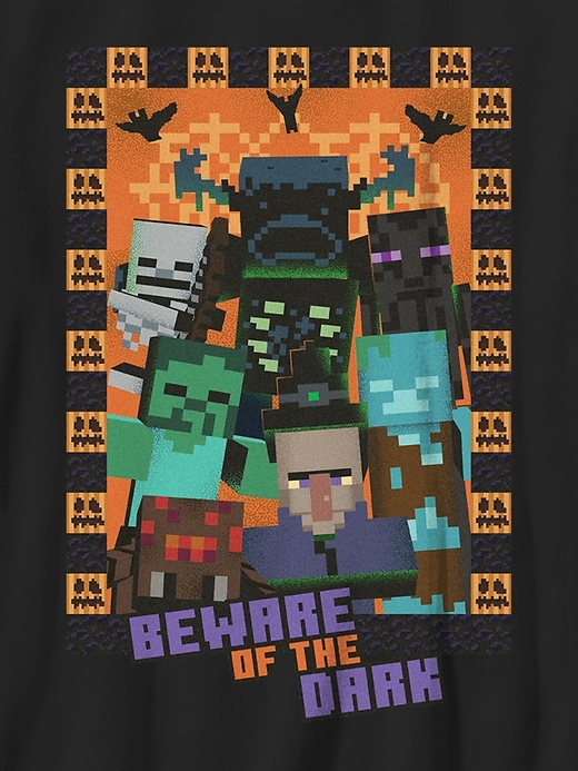 Image number 3 showing, Kids Minecraft Halloween Graphic T-Shirt