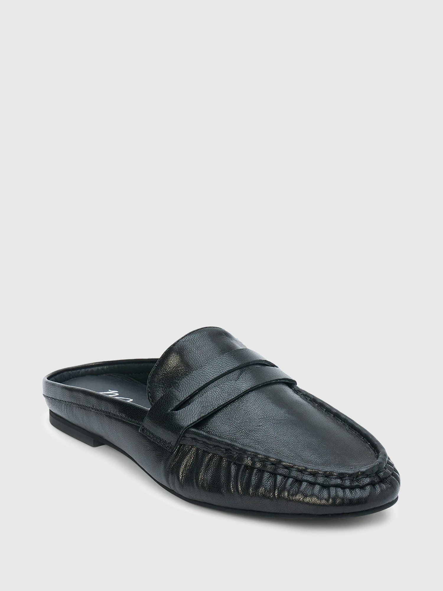 Женские сабо Gap Porta Penny Loafer Mule, цвет: Чёрный — фото 2
