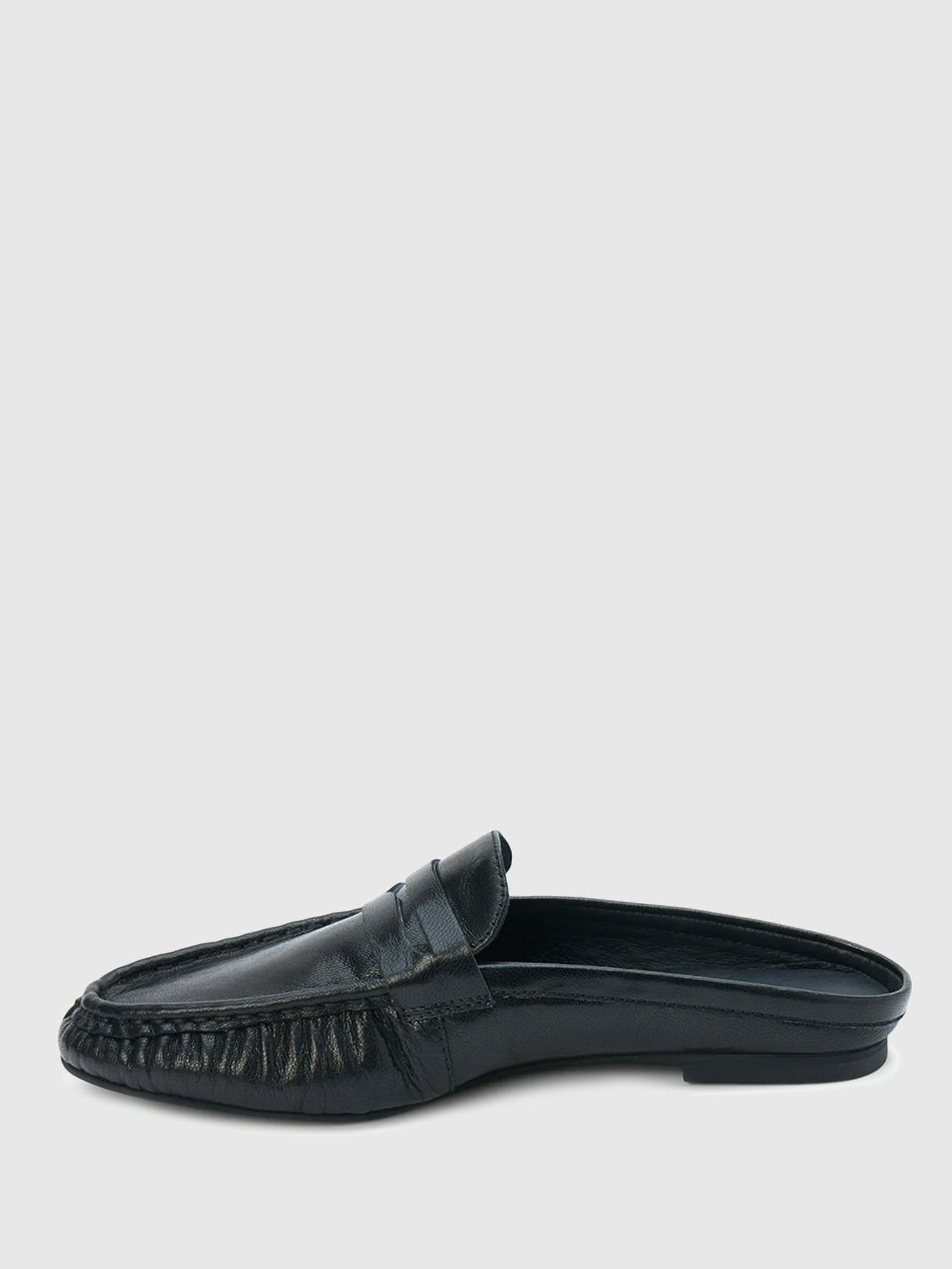 Женские сабо Gap Porta Penny Loafer Mule, цвет: Чёрный — фото 3