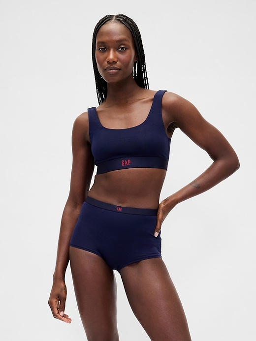 Organic Stretch Cotton High Rise Shorty