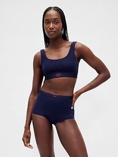 Organic Stretch Cotton High Rise Shorty