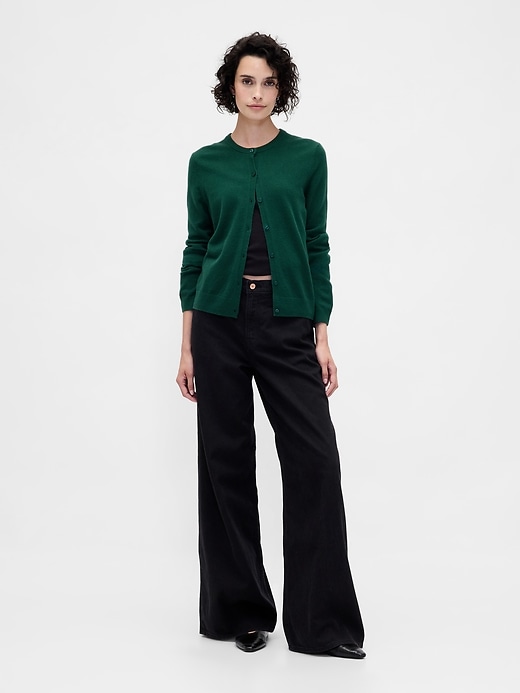 Image number 2 showing, CashSoft Crop Cardigan